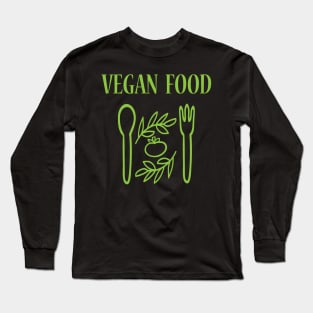 Vegan Food Long Sleeve T-Shirt